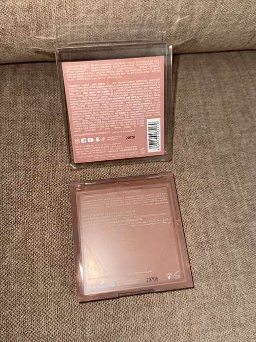 Raz użyta Huda Beauty Haze Obsessions Sand jak nowa paleta cieni eyeshadow