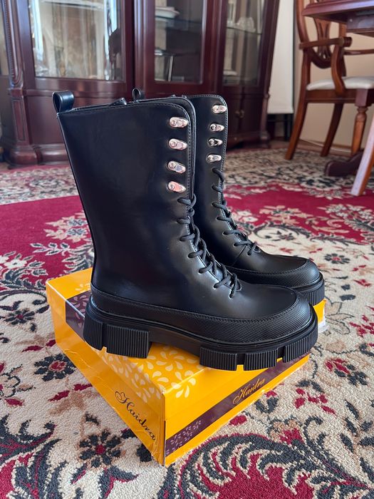 41 Sklep Nowe botki damskie biker workery trapery AX2106-1e