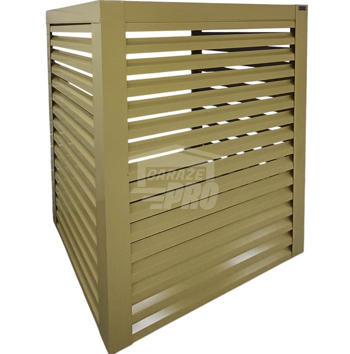 Osłona pompy ciepła 90x40x140 cm żółty Zabudowa GP502