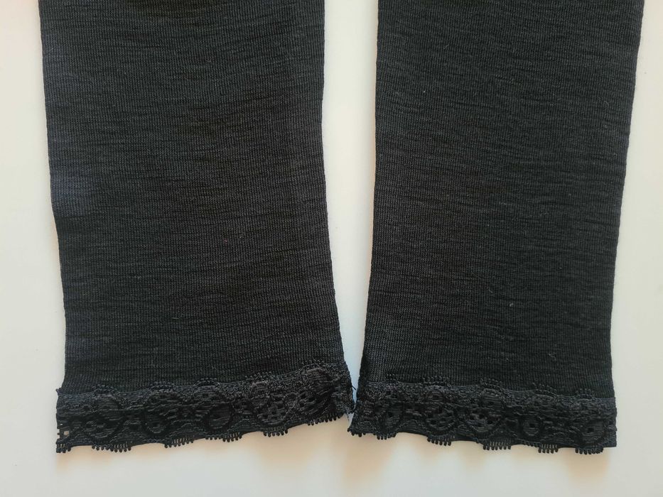 Legginsy termiczne, merino wool/wełna, jedwab, r. M