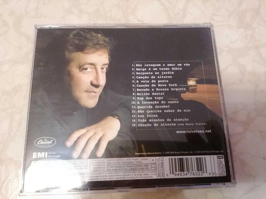 CD  Rui Veloso A espuma das canções