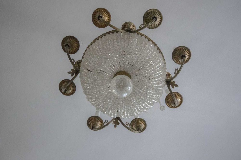 Żyrandol kryształowy duży