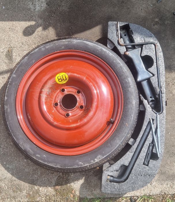 Koło Dojazdowe Zestaw Naprawczy 16" Lewar Klucz Wklad SAAB 93 OG