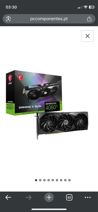 Placa grafica MSI GeForce RTX 4060 Ti