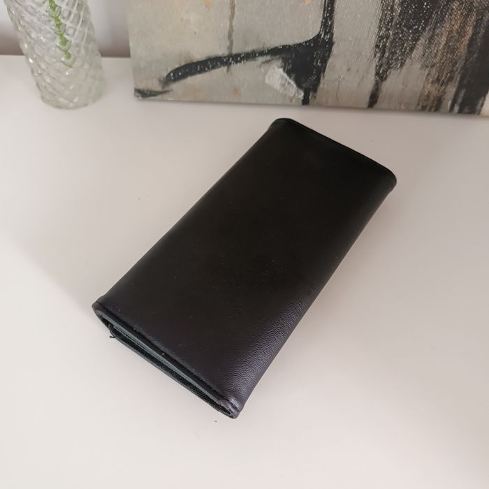 Portfel aesthetic klasyczny czarny większy