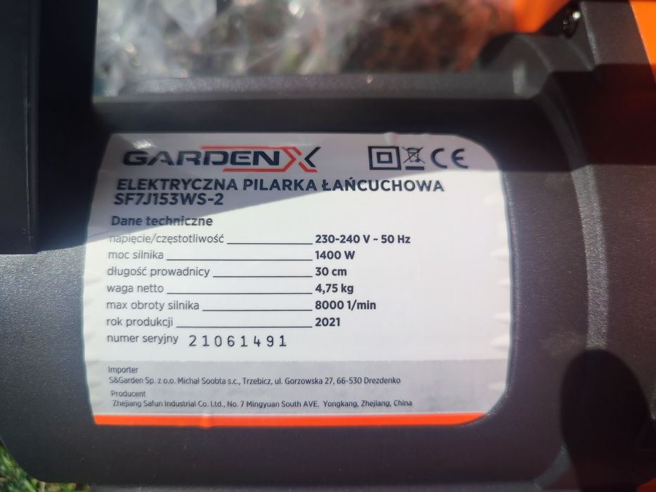 Piła elektryczna gardenix