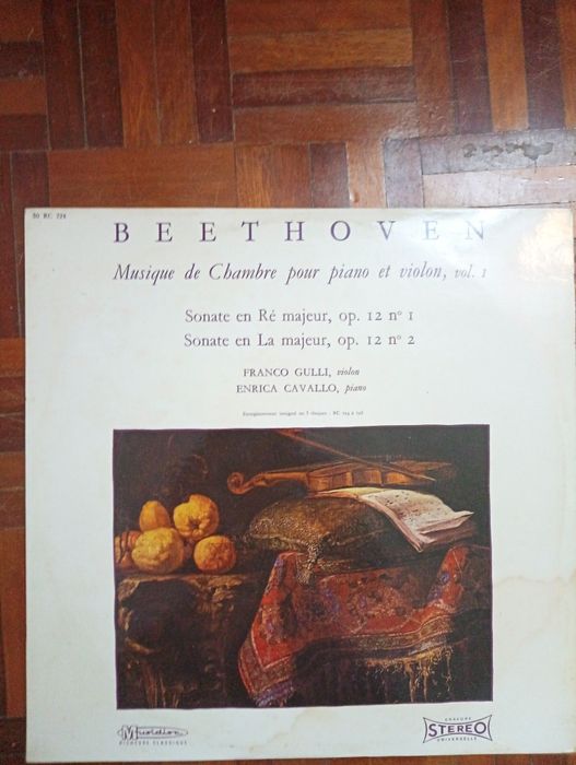 2x Beethoven - Musique De Chambre Pour Piano Violon Vol. I e II Vinil