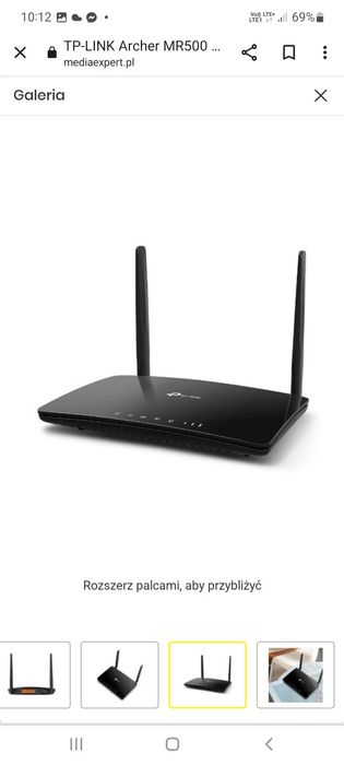 Ruter wf LTE 6 Tp Link Archer MR 500