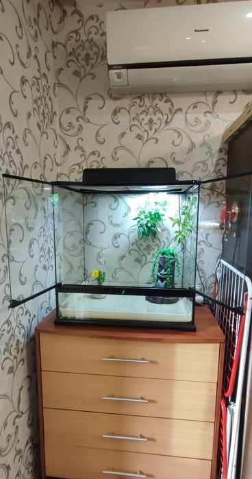 Большой террариум Exo Terra для игуаны, хамелеона, геккона и других ре