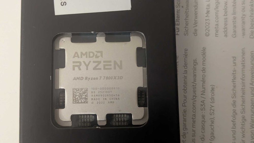 Комплект AMD Ryzen 7800X3D + Gigabyte X870E AORUS PRO ICE