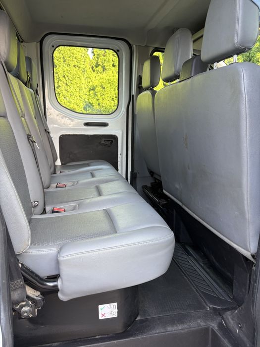 Ford Transit mk8 2.0 130km, 2018r. doka bygadówka 7 osob ,hak ,klima