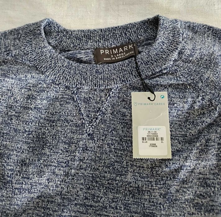 Camisola Malha Azul Primark (Tamanho XL)