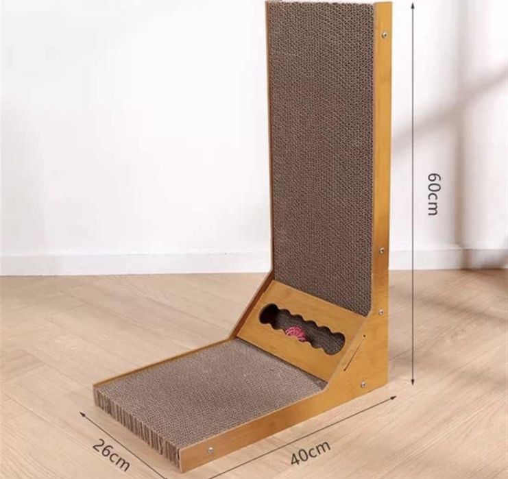 Стінка дряпка для кота лежанка Кігтеточка Царапака для котика