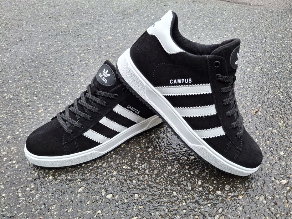 Adidas CAMPUS зимові чоловічі кросівки на хутрі ботинки кроссовки зима