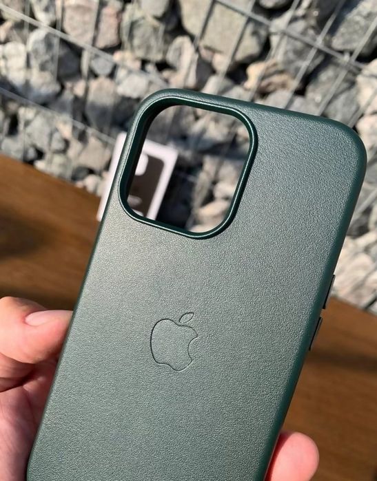Чохол iPhone 13 Pro Max шкіряний/кожаный, 14 MagSafe Айфон про макс