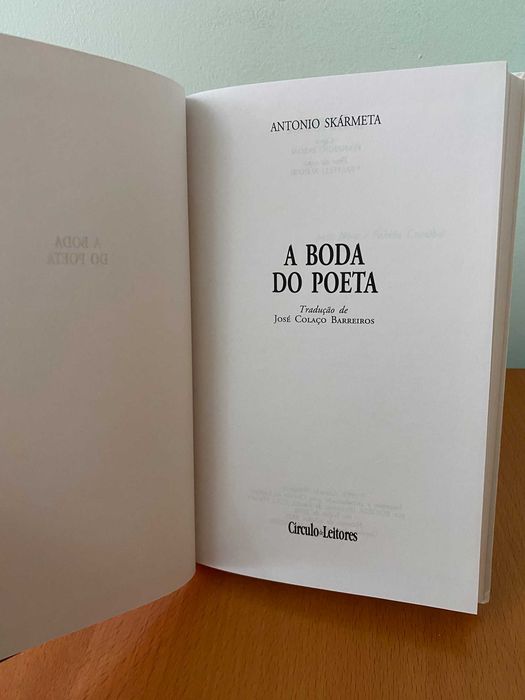 A Boda do Poeta - Antonio Skármeta
