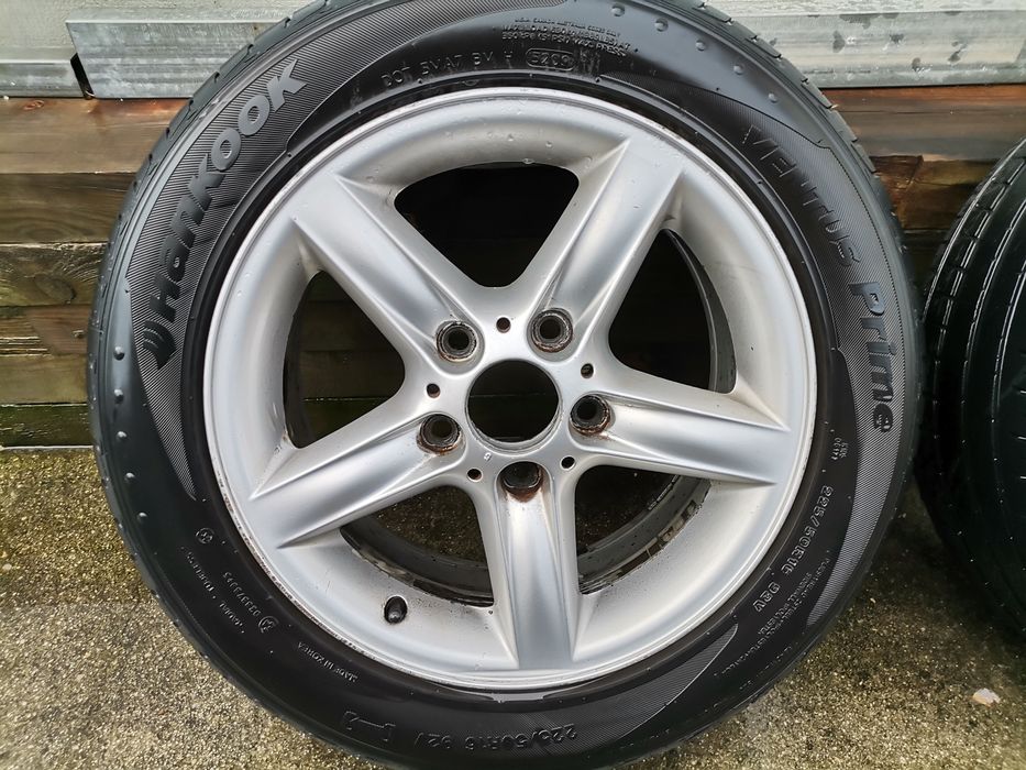 5 Jantes R16 5x120 BMW e  Molas dianteiras BMW e46