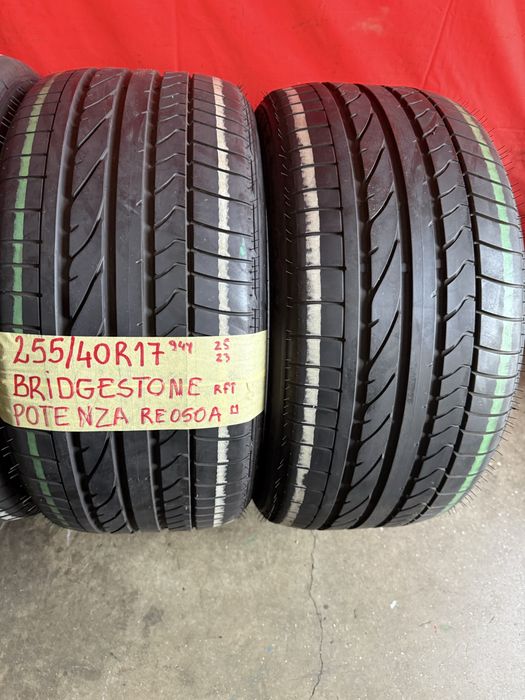 Pneus RFT 225/45/17 + 255/40/17 Continental + Bridgestone Impecaveis
