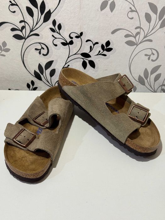 Шльопанці Birkenstock Arizona Suede lether, 41р