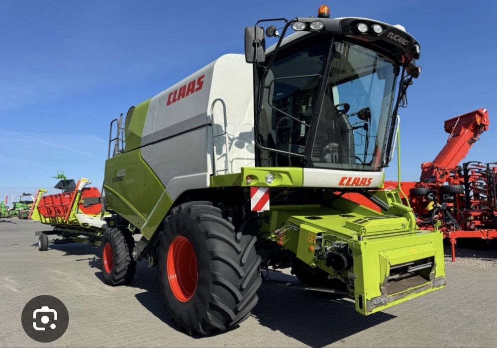 Koszenie kombajnem – Bartoszyce i okolice | 2x Claas Tucano