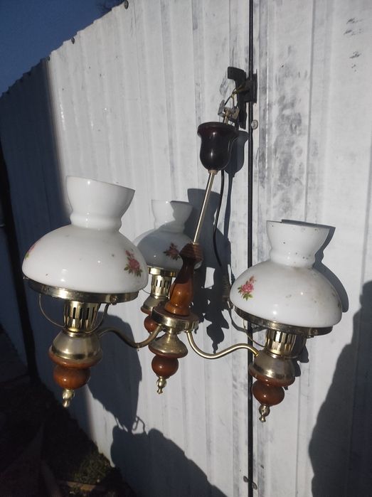 Люстра СССР 3 плафона