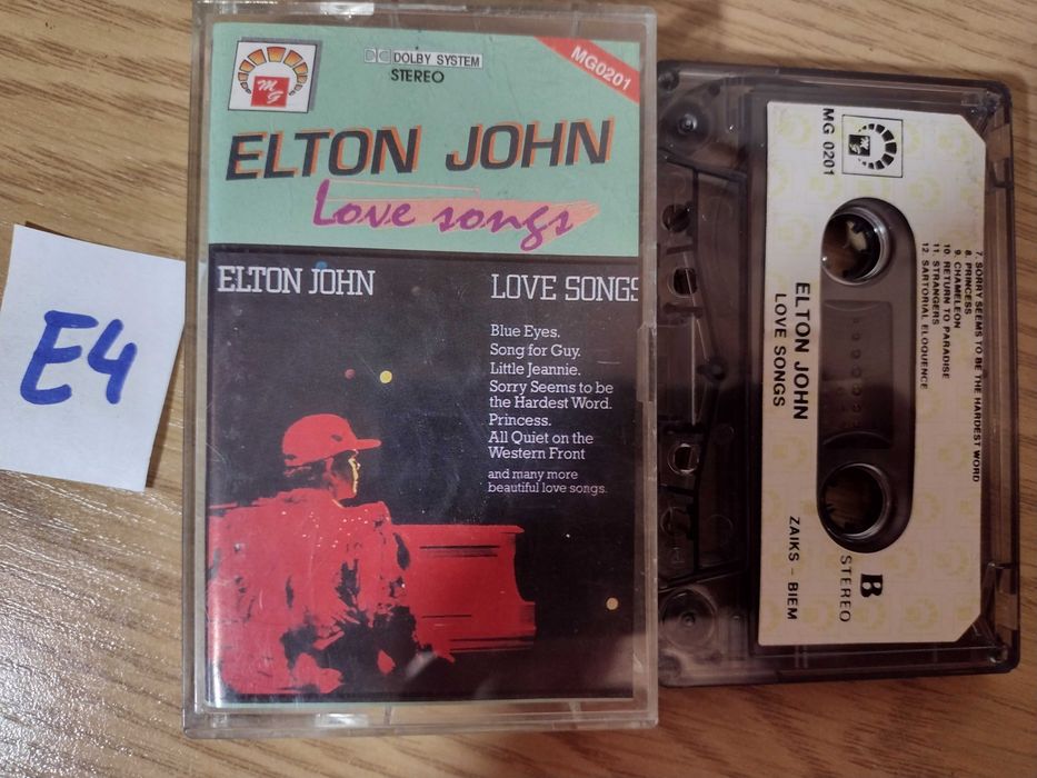 Kaseta Elton John Love Songs