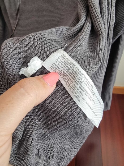 Casaco/ cardigan cinzento Massimo Dutti, tamanho M