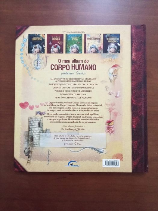 O Meu Álbum do Corpo Humano - Professor Génius
