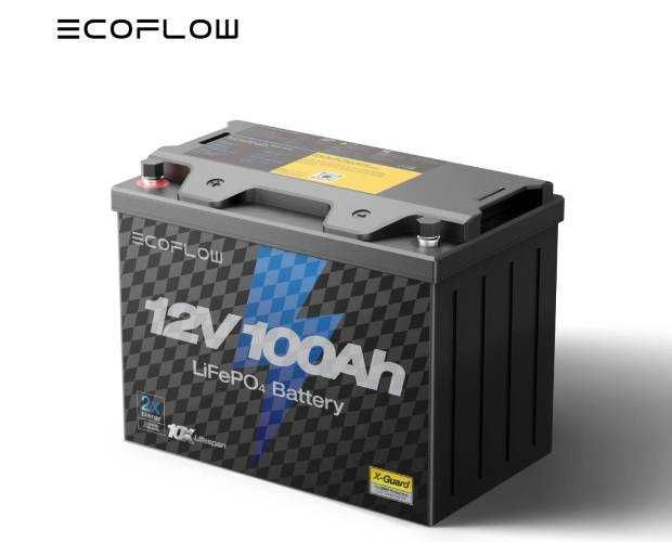 Акумулятор LiFePO4 для ДБЖ з BMS 12.8В 100А 1.28Квт G27 EcoFlow USA