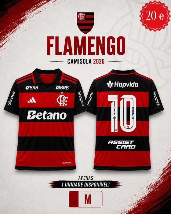 Camisola Flamengo 2026