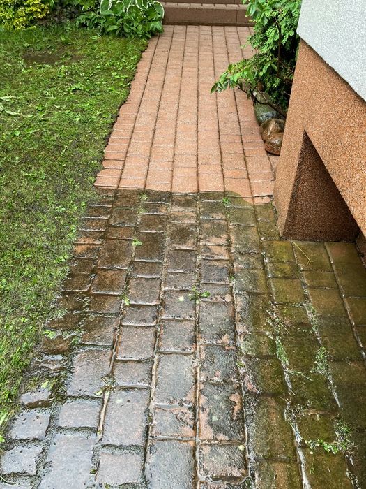 Profesjonalne mycie kostki brukowej myjką ciśnieniową
