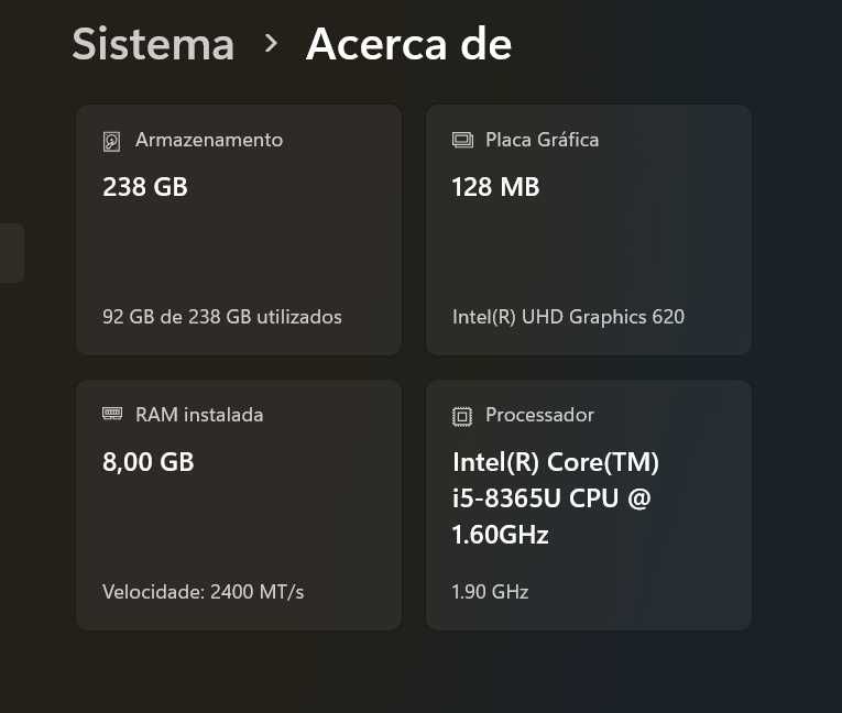 Notebook Dell  Core i5