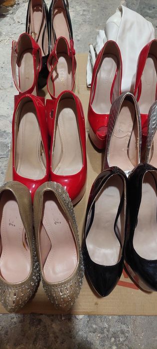 Zestaw 12 par czółenka wysokie szpilki