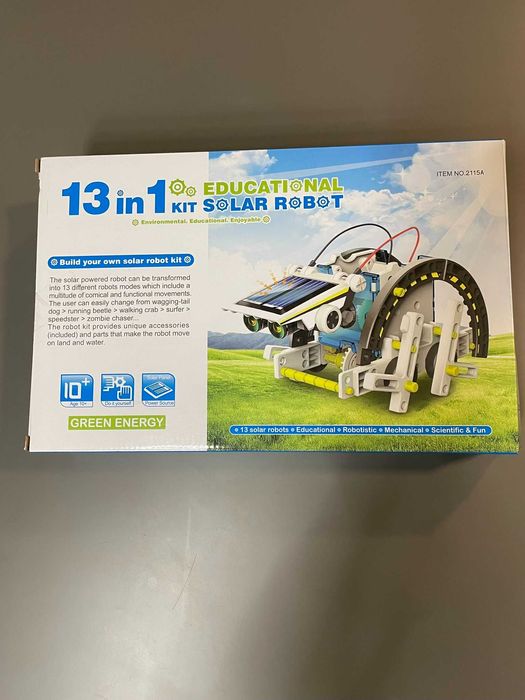 Solarny Robot klocki z elektroniką do samodzielnego poskładania