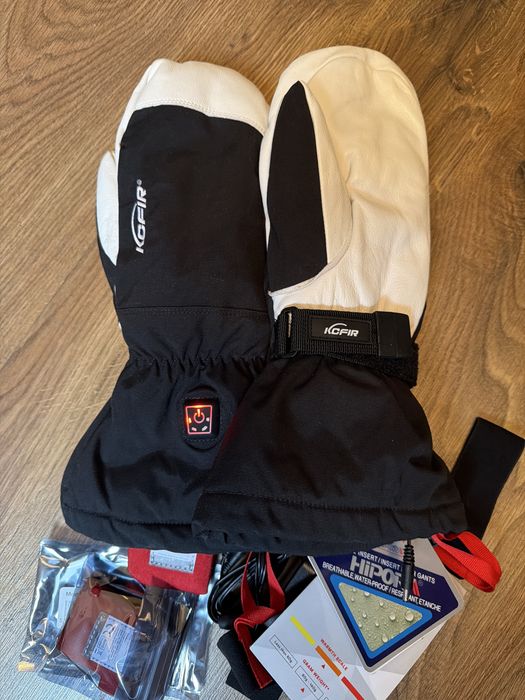 Nowe ogrzewane rękawice dwupalcowe na baterie