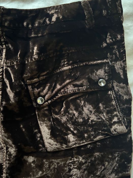 Велюрова спідниця, вінтаж, Італія