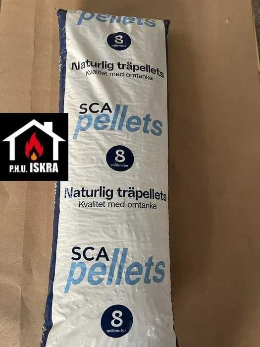 Pellet skandynawski 100% czystej trociny