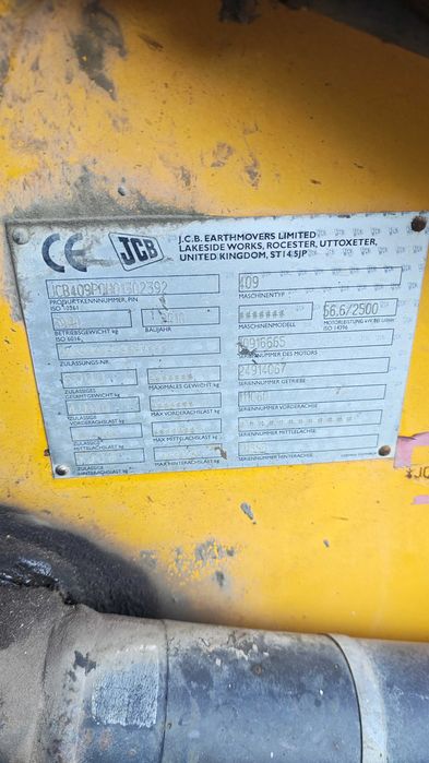 JCB 409 szybka skrzynia