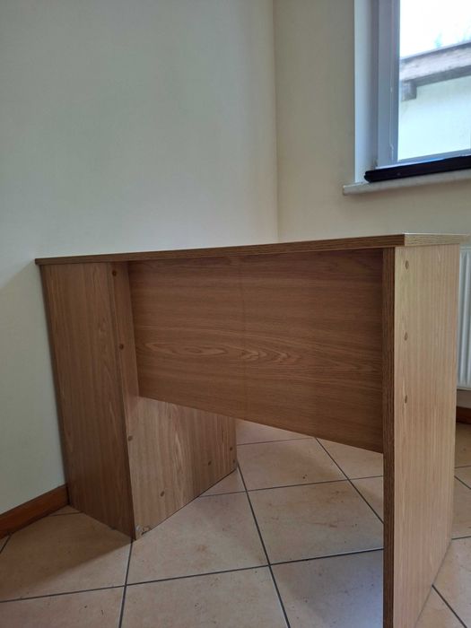 Biurko komputerowe, małe, do biura, pokoju, jasny brąz, 75x100x50 cm