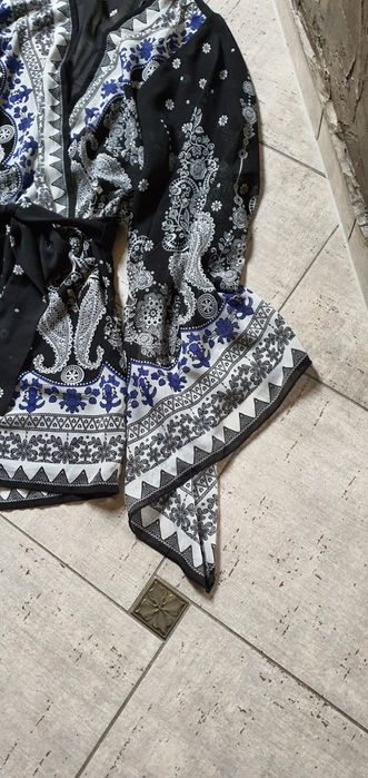 Influence angielski kombinezon szyfon wzory tiul podszewka S M L