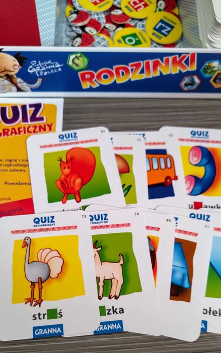 Mój pierwszy quiz ortograficzny GRANNA gra obrazkowa