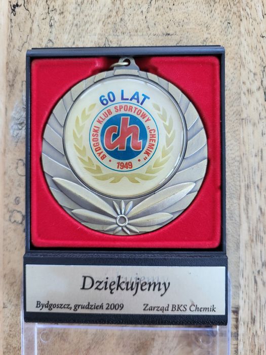 Medal 60 lat klubu BKS Chemik Bydgoszcz