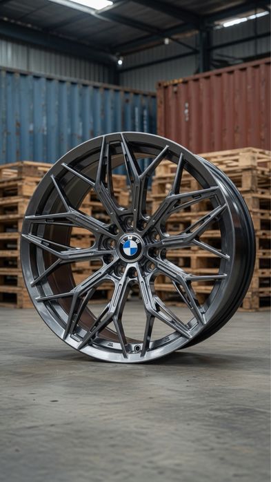 Нові легкі диски R19 5x120 BMW F30 F31 F34 F80 F32 F33 F36 F82 F10 F11 F06 F12 F13 X1 E84 X3 F25 X4 F26 E90 E92 Titanium Silver flowforming легкі
