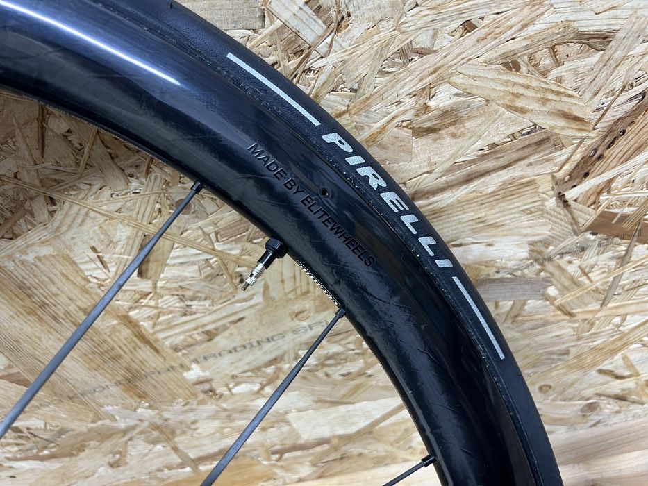 Bicicleta Rodas disco carbono Elite Drive 40mm - raios carbono