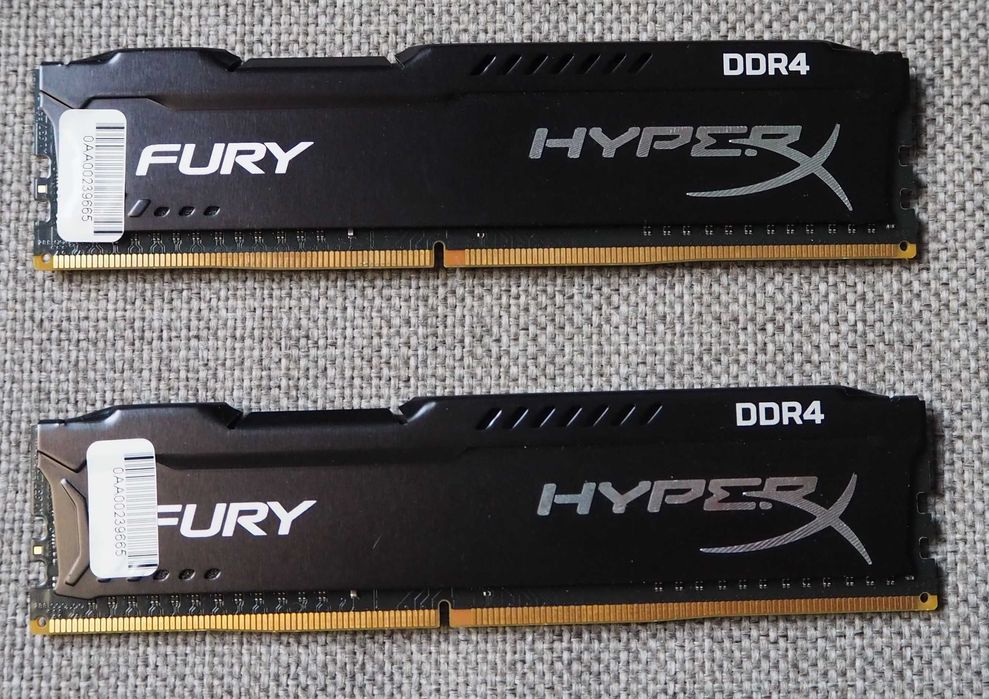 Pamięć RAM DDR4 16 GB (2x8) lub (1x16) 2133 MHz CL14 Kingston Fury hyperX