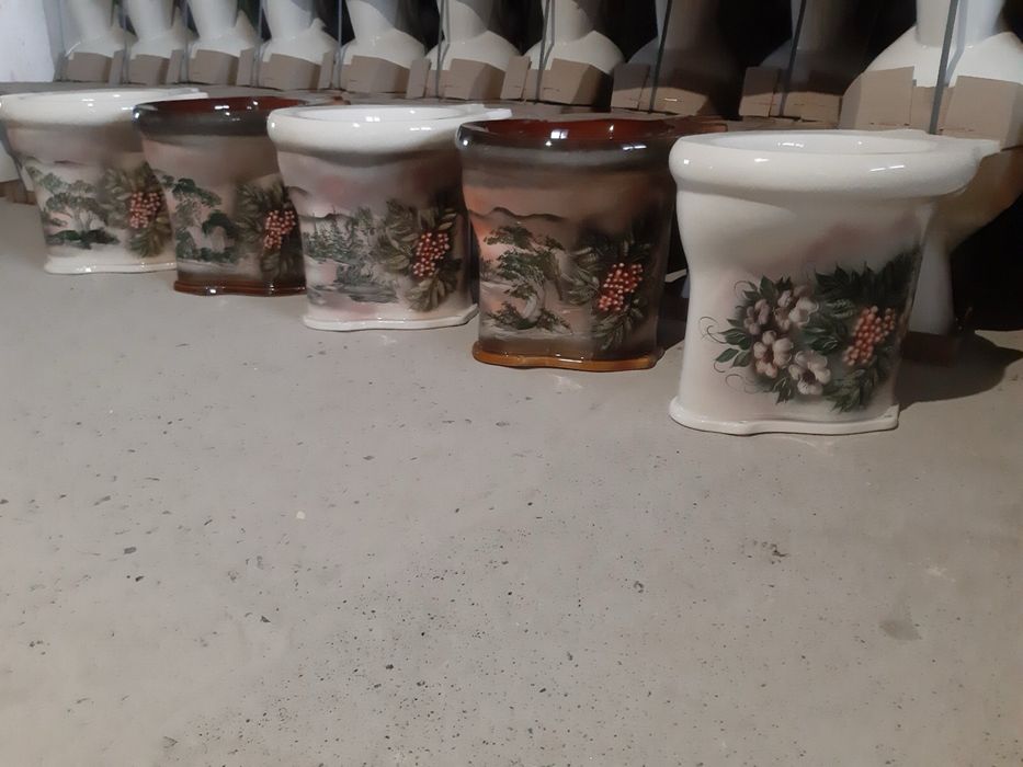 Дачный унитаз/Дачний унітаз художній розпис 2500