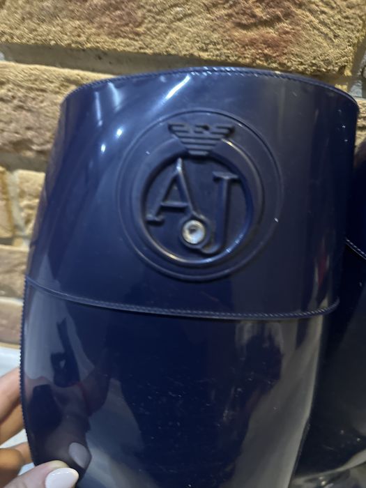 Kalosze Armani Jeans granatowe rozmiar 36