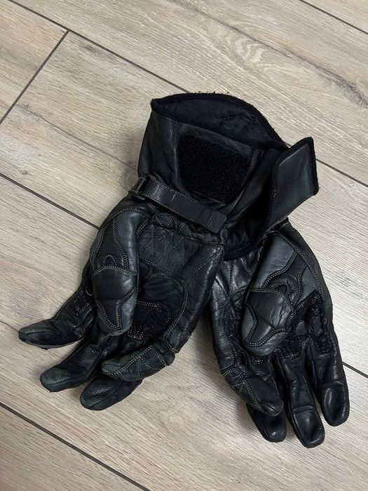 Чоловічі шкіряні рукавиці мото перчатки рукавиці мото Kawasaki XXL