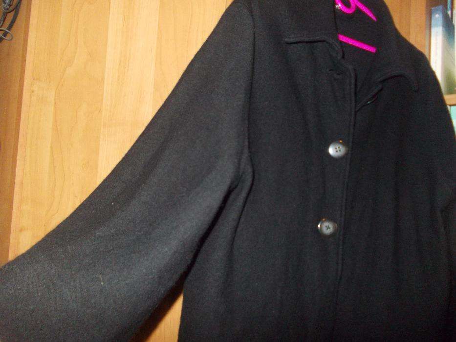 czarny blezer- sweter roz. 46 z rękawkiem 7/8