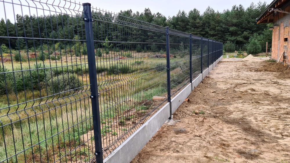 Ogrodzenia panelowe, furtki, bramy, napędy- materiał plus montaż